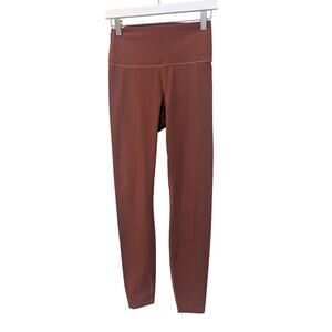 EVERLANE Women's Size Medium ReNew 24" Ankle High Rise Leggings Orange $68 MSRP